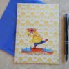 Danasimson.com Back of "Humor" Gift card with vellum envelope