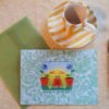 Danasimson.com Back of "happy trails" Gift card with vellum envelope