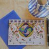 Danasimson.com Back of "mermaid" Gift card with vellum envelope