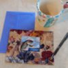 Danasimson.com Back of "No rEgrets" Gift card with vellum envelope
