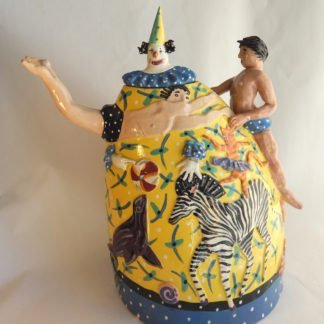 Danasimson.com My Life as a circus Teapot one side