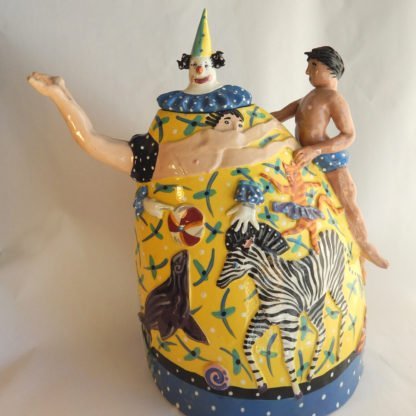 Danasimson.com My Life as a circus Teapot one side