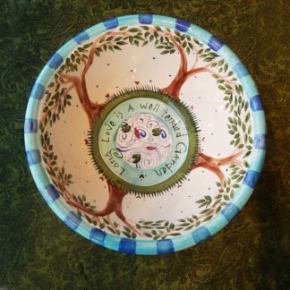 Danasimson.com Custom Ceramic Long Love Wedding Bowl long love serving bowl