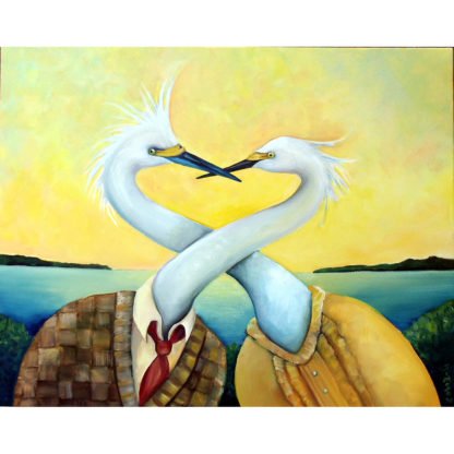 danasimson.com art print Egrets love