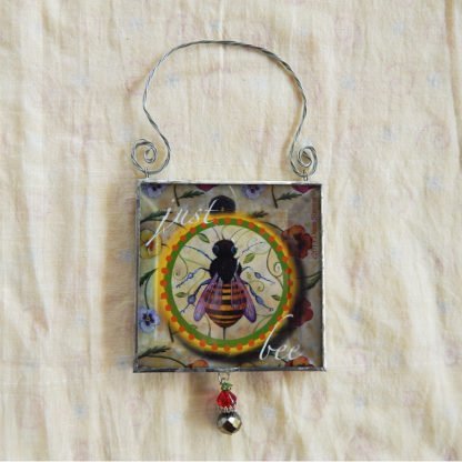 Danasimson.com double sided ornament just bee image