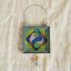 Danasimson.com double sided ornament ying-yang fish image