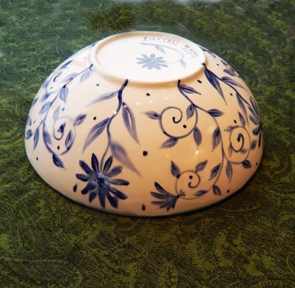 danasimson.com blue brush bowl