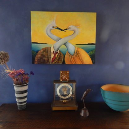 danasimson.com Egret love on wall