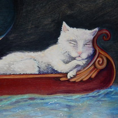 Danasimson.com Cat painting detail