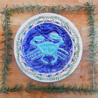blue crab plate
