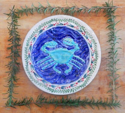 blue crab plate