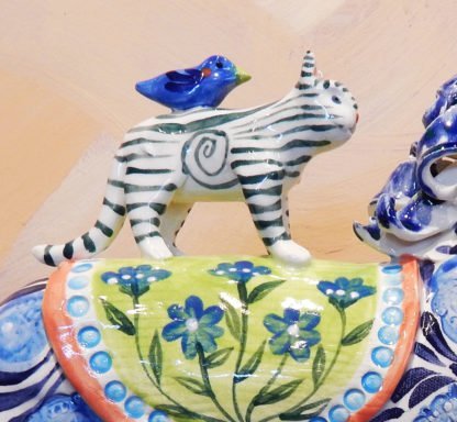 Danasimson.com circus horse rider cat