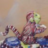 Danasimson.com Circus horse sculpture detail of monkey rider