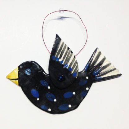 Danasimson.com black crow ornament