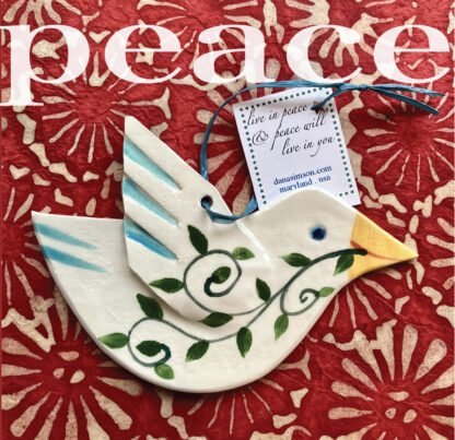 peace dove ornament
