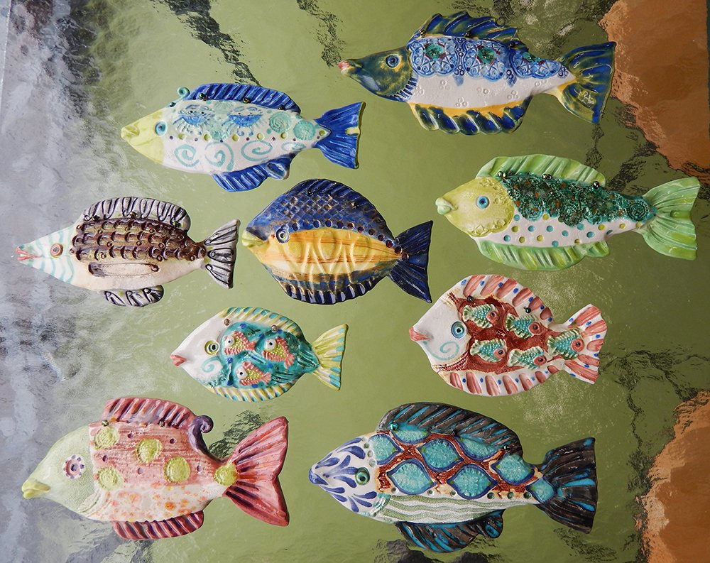 The famous Fish Wall Sculptures - Dana Simson Design