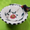 Danasimson.com Little ceramic bowl with a black bird on edge