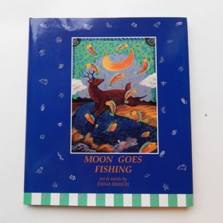 Danasimson.com Hard cover picture book "Moon Goes Fishing"