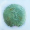 Danasimson.com Handmade ceramic back side of spoon rest. Signed.