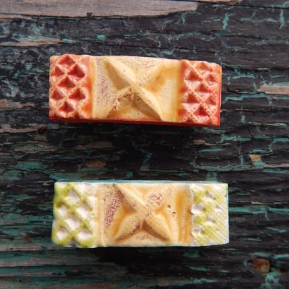 handcrafted ceramic hair clips retro star style