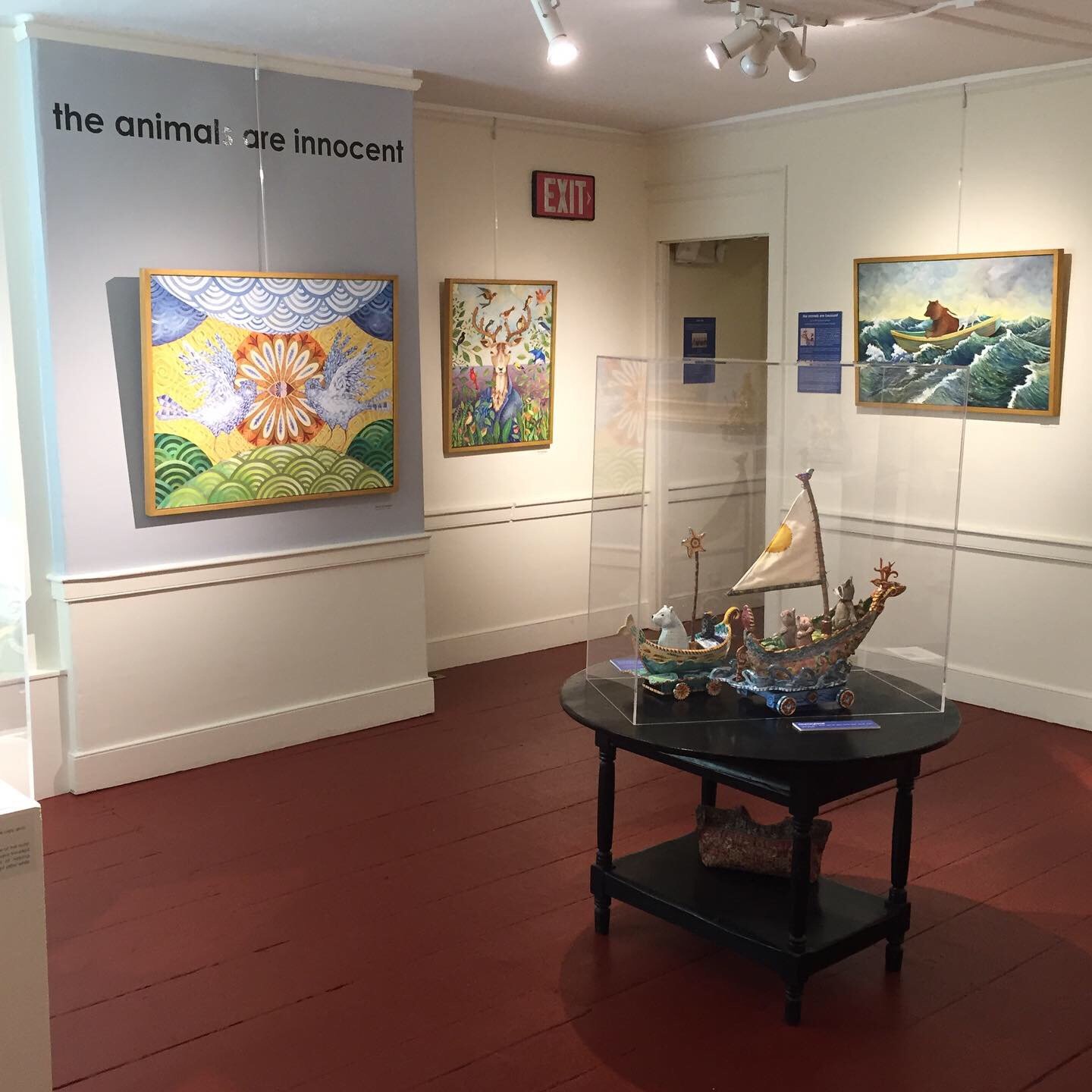 exhibit at Henry Sheldon Museum