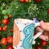 paisley days mug with little bird